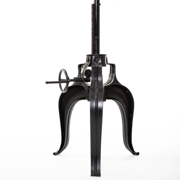 Stunning industrial cast iron crank-up coffee tabl - Picture 8 of 11